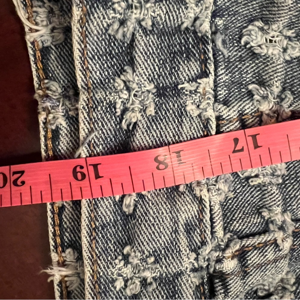 Excuse denim jacket distressed size M NWT - Picture 10 of 11